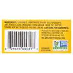 Wild Planet, Дикие сардины в оливковом масле первого отжима с лимоном, подкопченные, 125 г (4,4 унции)