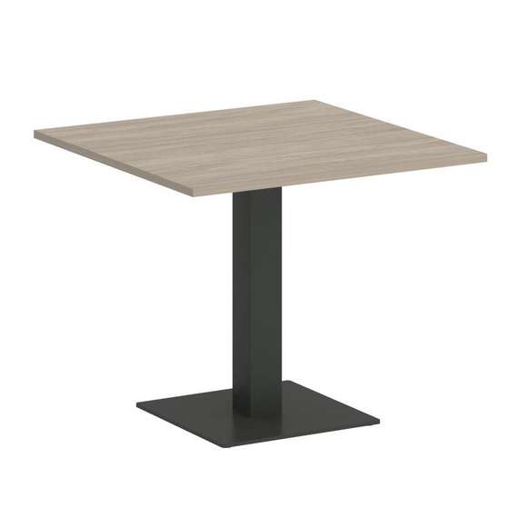 Onix Direct Стол квадратный O.SPRG-2 Дуб Аттик/Металл Антрацит 900*900*750
