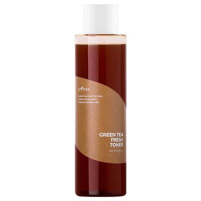 Освежающий бесспиртовой тонер на основе зелёного чая 80% IsNtree Green Tea Fresh Toner 200 мл