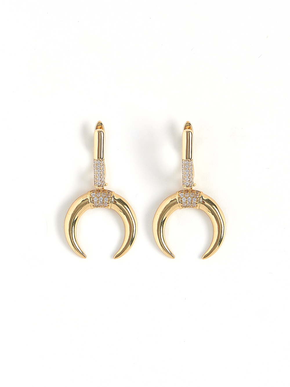 Серьги "Moon stick" Gold