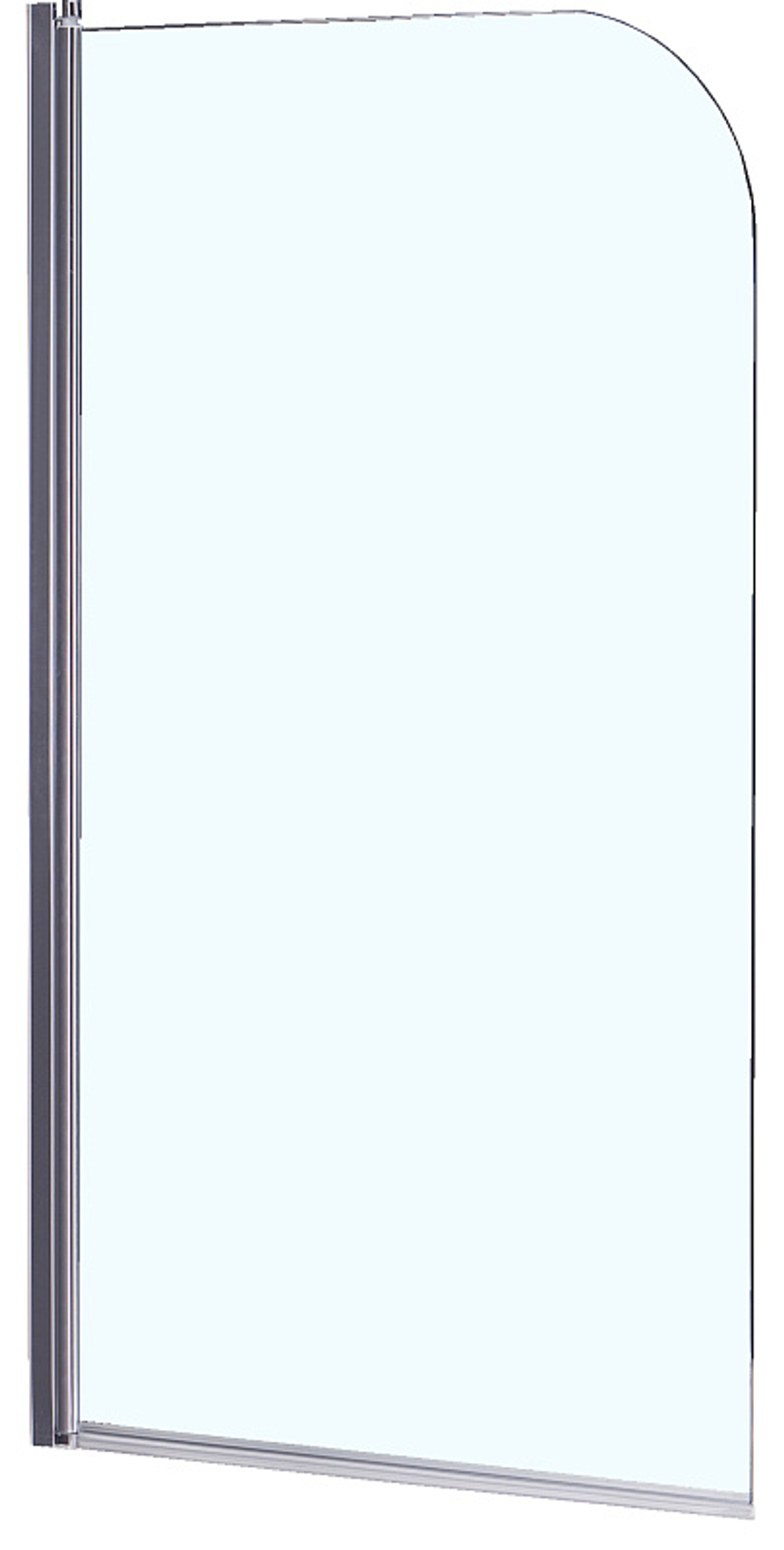 Шторка для ванны Loranto 65х120 цвет профиля хром (CS-F01 120*65)