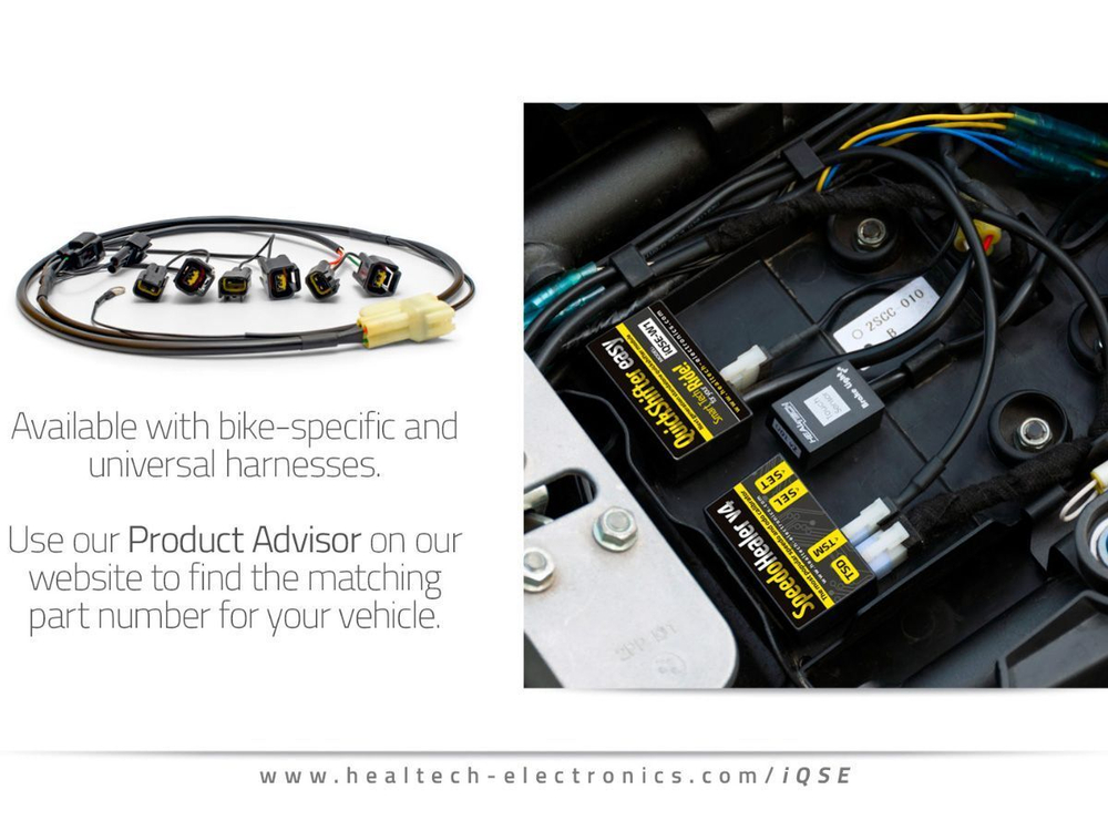 HT-IQSE-W1+HT-QSH-F1A HEALTECH WI-FI ELECTRONIC QUICK SHIFTER W/HARNESS (M 937)