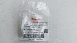 90701-KWN-901. CLAMP, WATER HOSE, 24MM. HONDA