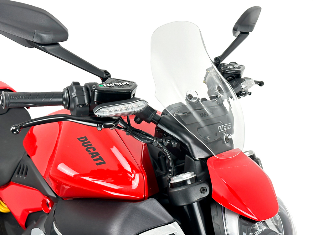 WRS Touring Ветровое стекло Ducati Diavel V4 прозрачное DU029T