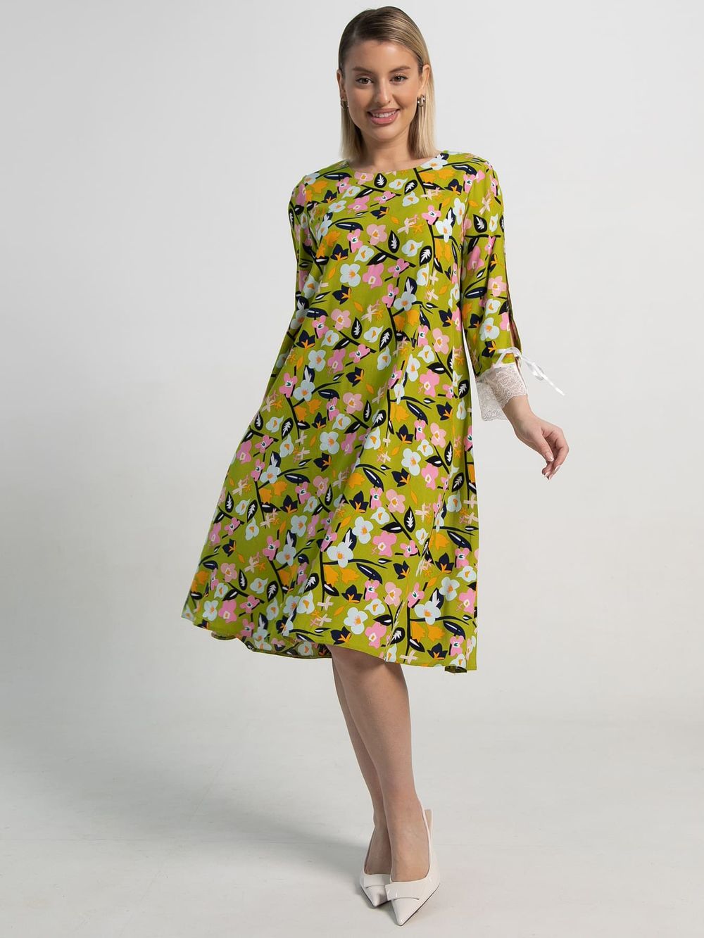 Платье Яна (зеленое) П15634-33М LT Collection