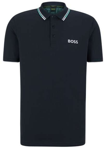 Мужское теннисное поло BOSS Paddy Pro Polo - небесный