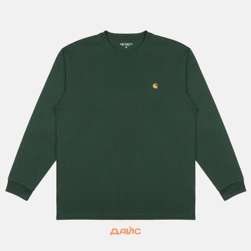 Лонгслив мужской Carhartt WIP Chase артикул:I026392_sycamore - купить в магазине Дайс