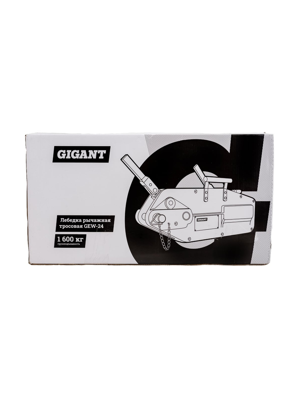Рычажная тросовая лебедка Gigant 1,6 т, L=20м GEW-24, Диаметр троса 11мм, МТМ 1600