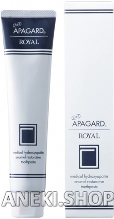 Зубная паста с нано-гидроксиапатитом отбеливающая 135 г Apagard Royal