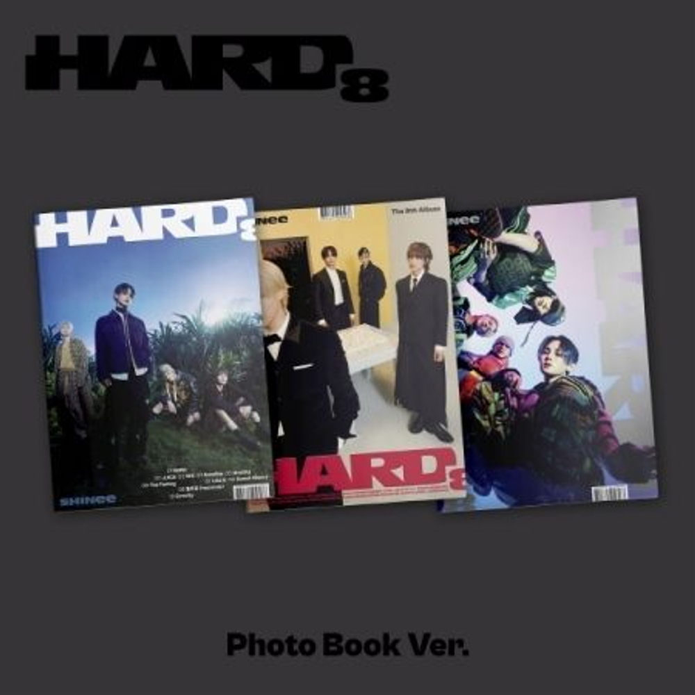 Альбом SHINee - HARD 8th Album PHOTO BOOK RANDOM Version