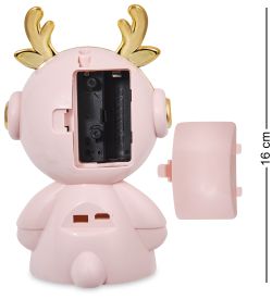 GAEM Art CL-11/3 Будильник «Олененок» розовый