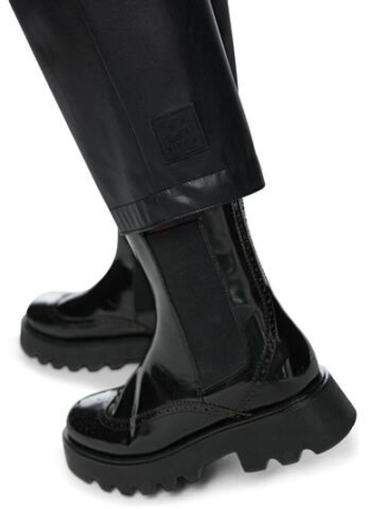 Marc Cain Брюки из эко-кожи на резинке