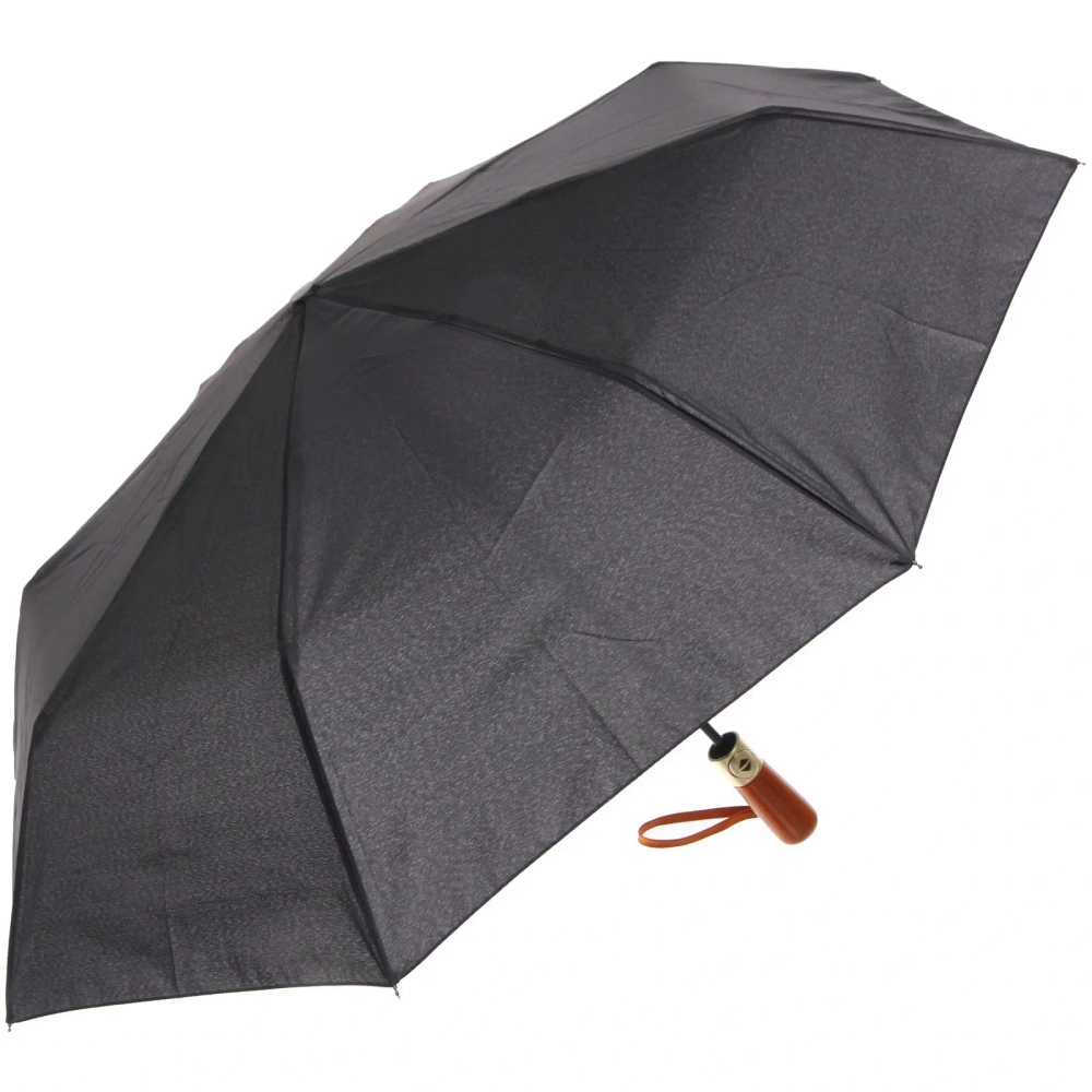 Зонт мужской автомат «Ultramarine - Кэжуал», цвет черный, d98, длина в слож. виде 28