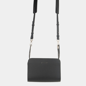 Сумка-трансформер Elodie из кожи теленка, черного цвета