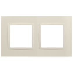 Рамка для розеток и выключателей ЭРА Elegance 14-5012-02 Classic, на 2 поста, слоновая кость
