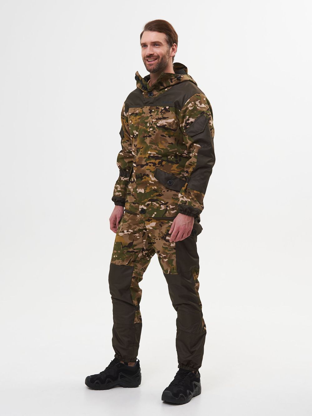 Костюм демисезонный Горка-3 Сombo ткань Смесовая Рип-Стоп/Cat's Eye цвет Мультикам/Хаки