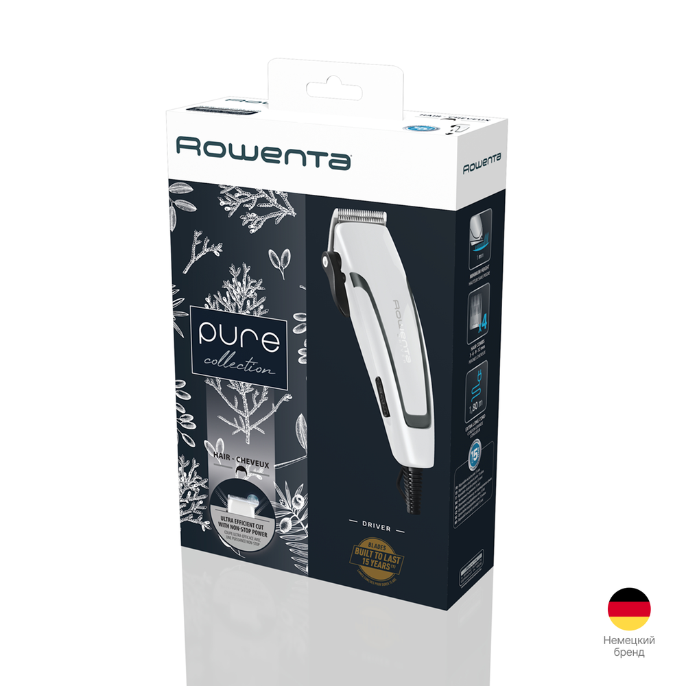 Машинка для стрижки волос Rowenta Pure Collection Driver TN1605F0