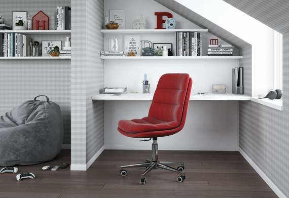 Кресло   Chairman Home 115 Россия ткань  Т-28 коралл