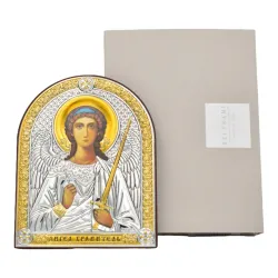 Ангел Хранитель. Икона в серебряном окладе.