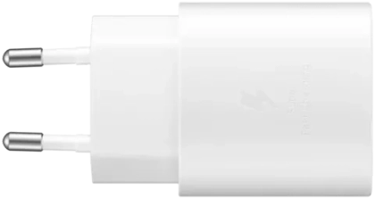 СЗУ Samsung EP-TA800 USB Type-C с функцией быстрой зарядки PD 25Вт, белый (EP-TA800XWEGRU)