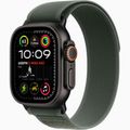 Apple Watch Ultra 2 GPS + Cellular 49mm Black Titanium Case with Green Trail Loop