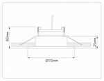 Встраиваемый светильник Ambrella Light TN TN52336