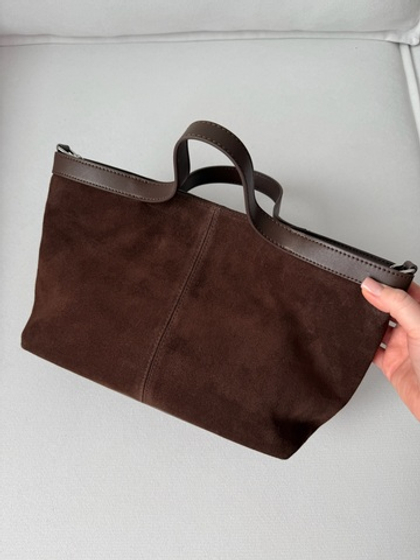 Сумка из натуральной замши