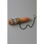 Поводок XX из натуральной кожи с двумя ремешками (белый) (Цвет: белый)