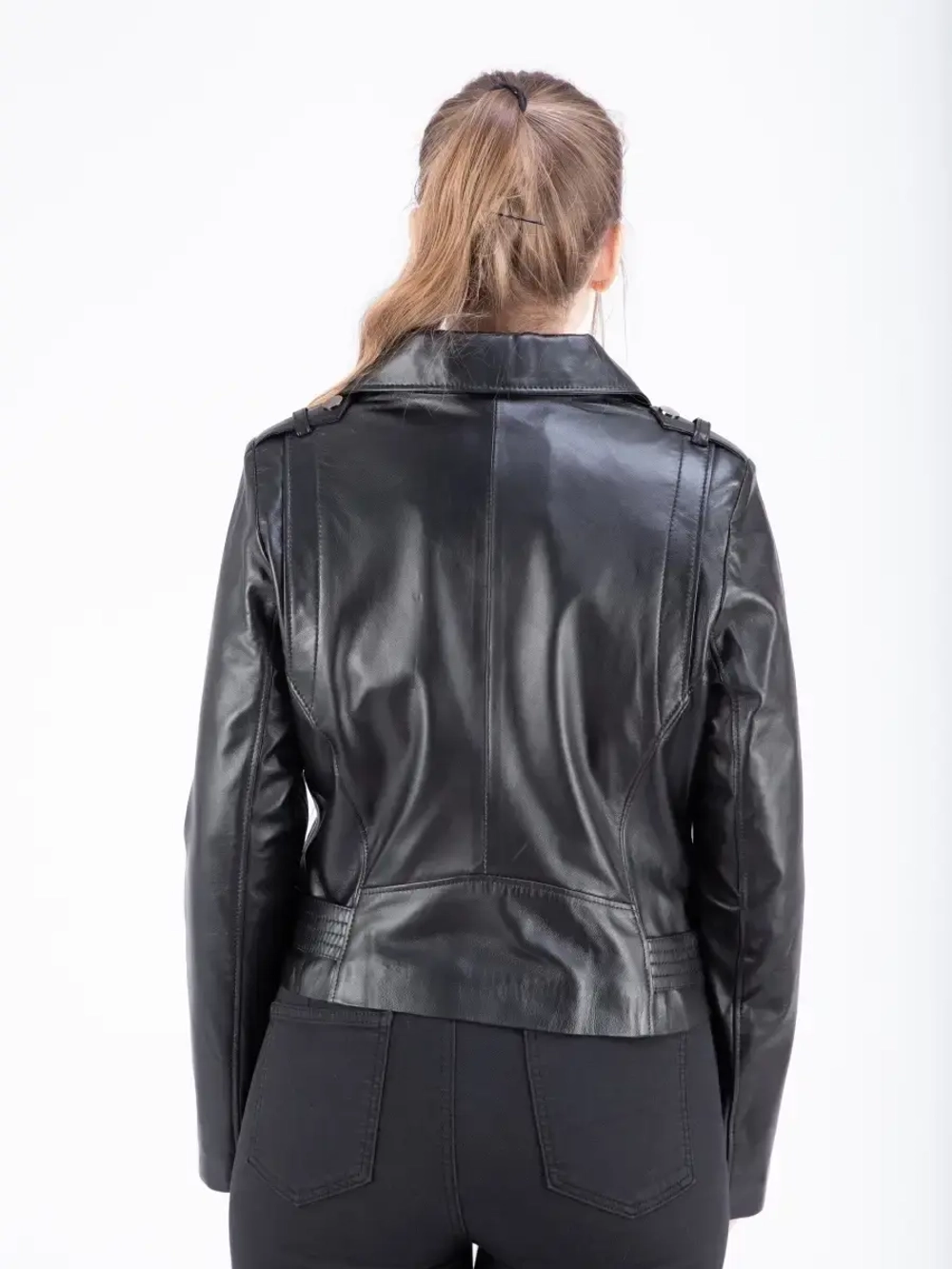 Косуха кожаная куртка женская Турция