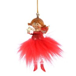 GAEM Украшение новогоднее "Ангелочек", L5 W5 H11 см, 2в.