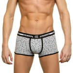 Серые трусы-боксеры с принтом в виде джойстиков (Размер: XL) (Цвет: серый)