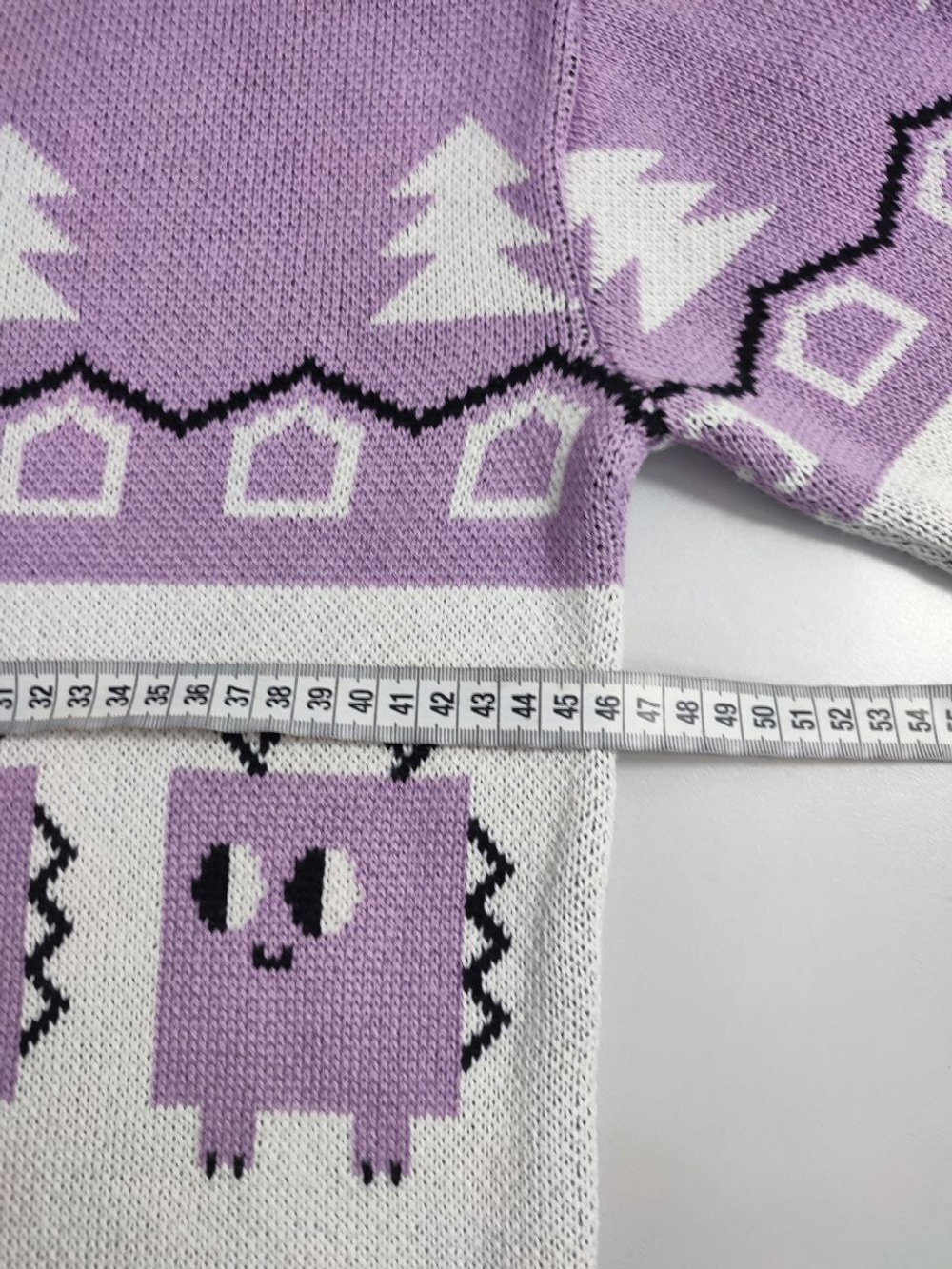 Свитер с принтом 44-46 размер, новый