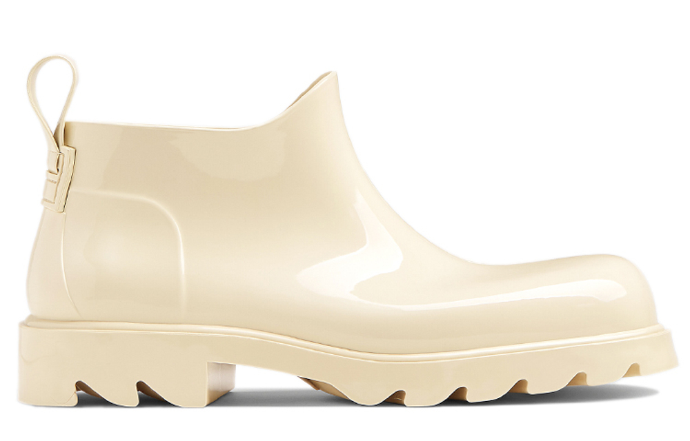 Bottega Veneta Stride Ankle Boots Men"s Beige