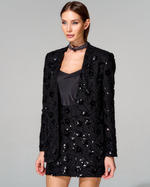 Жакет из премиального твида с вышивкой