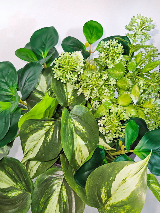 Зелень искусственная ампельная 60см в чаше Лофт