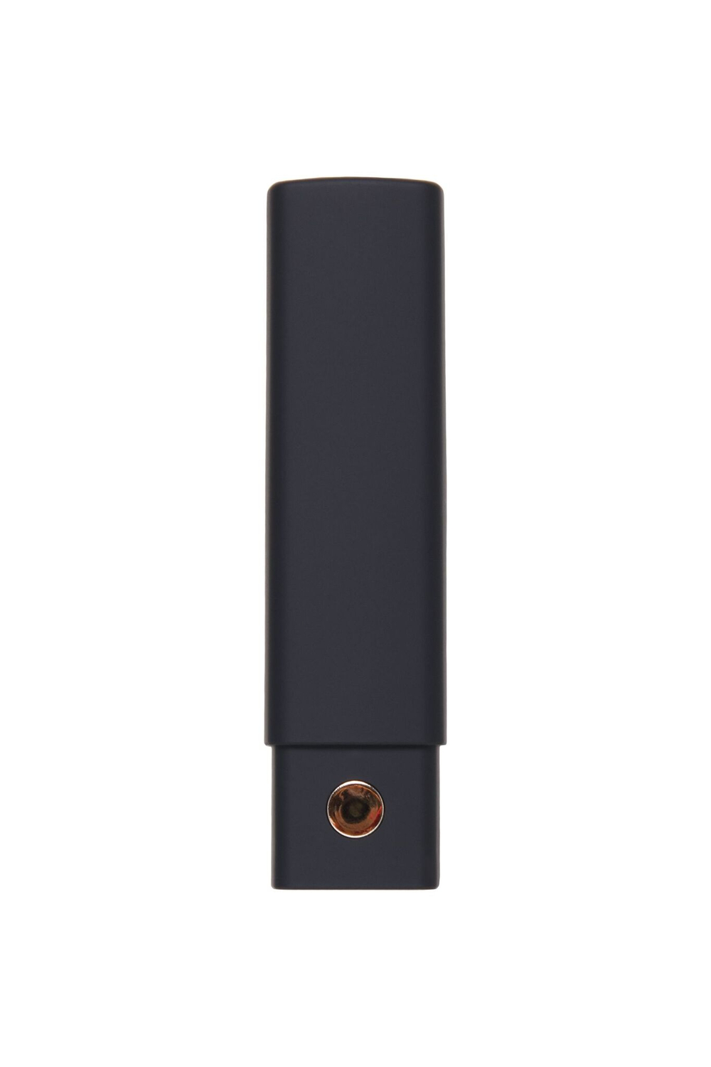 Мини-вибратор в форме помады Exomoon - 8,8 см. (Цвет: черный)