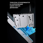 Шариковые направляющие скрытые 500 мм Unihopper Magic Box повыш нагрузки,  на 50 кг с доводчиком  с 3D фиксатор в комплекте Push-Open