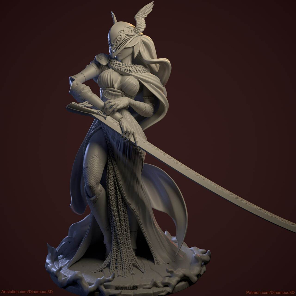 Фигурка Маления Клинок Микеллы богиня гнили Кольцо Элдена Malenia blade of miquella Goddess of Rot Elden Ring