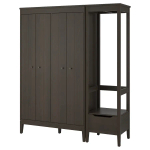 Комбинация для хранения - IDANÄS/IDANАS   IKEA/ ИДАНАС ИКЕА,180x59x211 см, коричневый/серый