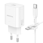 Зарядное устройство Borofone PD 25W + QC3.0 Для Type-C BA82A (white)