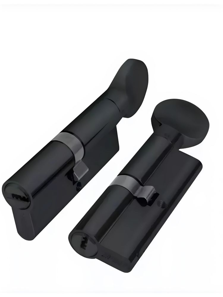 Механизм цилиндровый ZС60 (30Cx30) BL 5 ключей (черный)