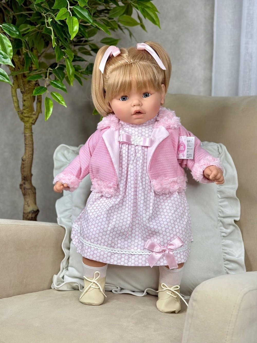 Кукла Berbesa мягконабивная 62см Dulzona (8049S)