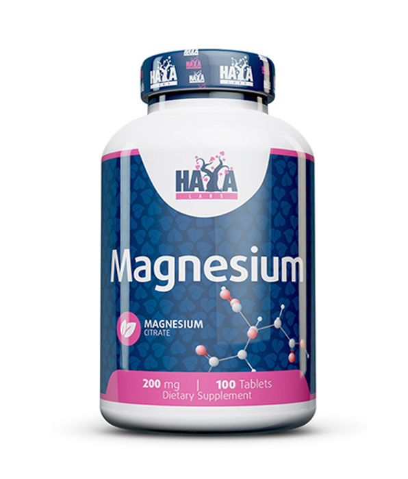 Цитрат магния 200 мг, Magnesium Citrate 200 mg, Haya Labs, 100 капсул