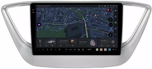 Магнитола для Hyundai Solaris 2 2017-2022, Solaris HS 2024+ - Kuberg DUDU7 OL-9710 QLed+2K, Android 13, Быстрейшая, UIS7870 (DUDU7), CarPlay, SIM-слот