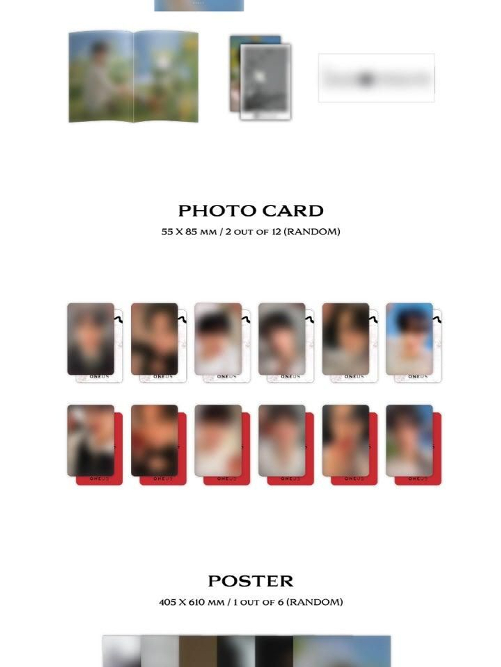 Альбом ONEUS - MALUS 8th Mini Album EDEN RANDOM Version