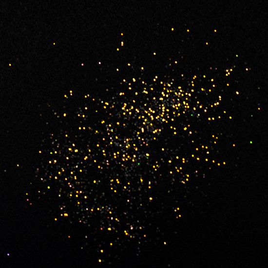 Блестки для дизайна ногтей "Магический блеск"№4 белый с бронзой