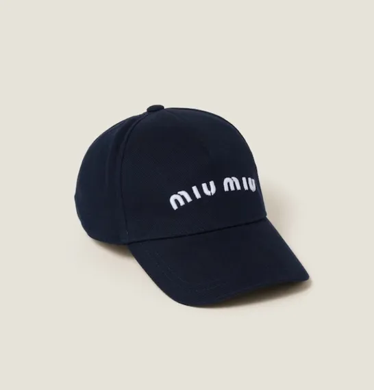 Бейсболка MIU MIU чёрный