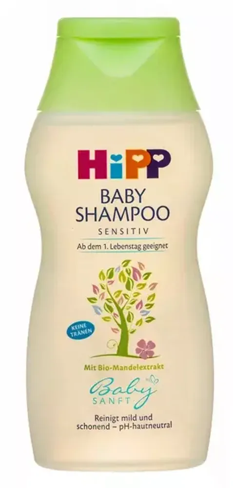Детский мягкий шампунь без слёз HiPP Babysanft для чувствительной кожи головы, 200 мл