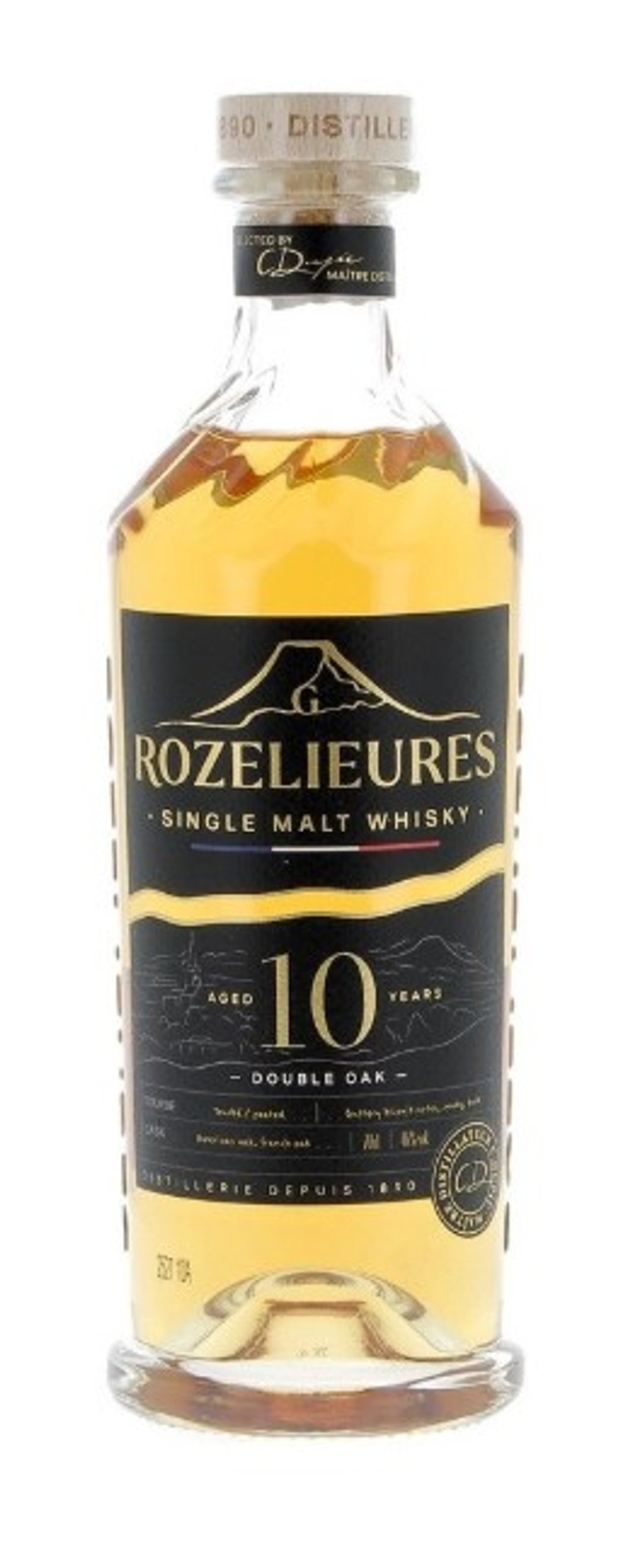 Виски Rozelieures Single Malt 10 Years Double Oak, 0.7 л