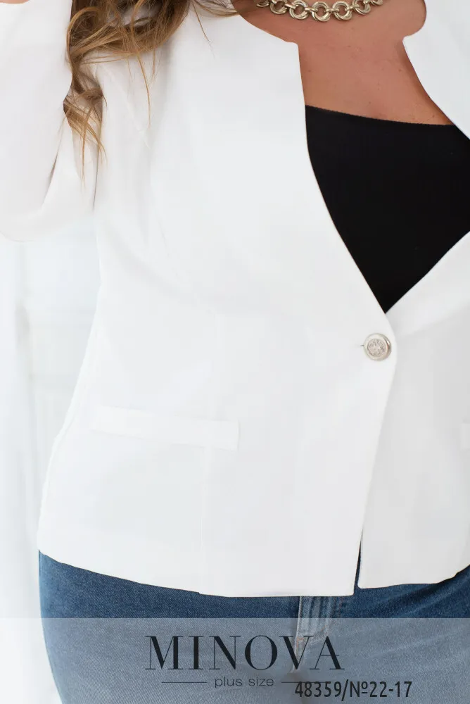 Пиджак 22-17-Молочный Minova